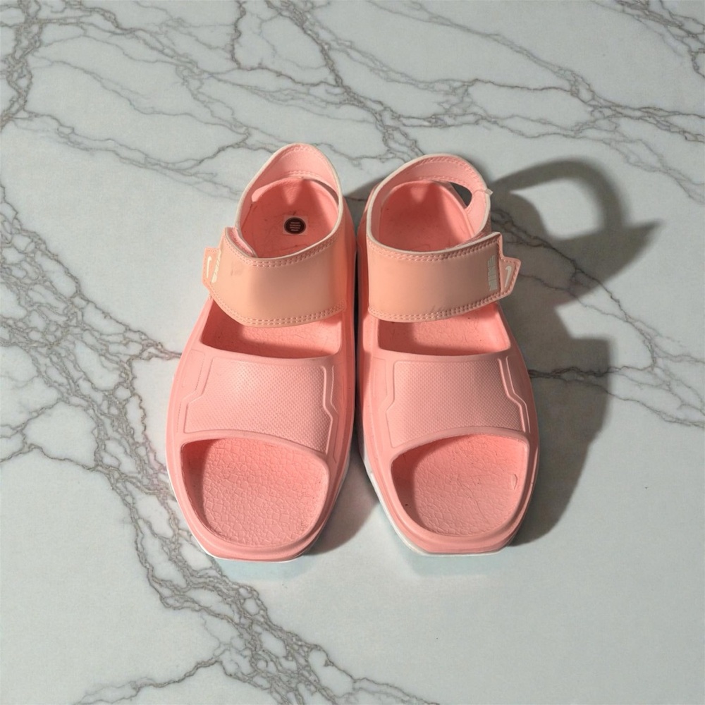 Nike Kids Pink Adjustable Sandals